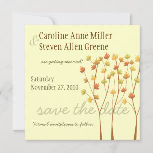 Fall Twig Tree - Save the Date