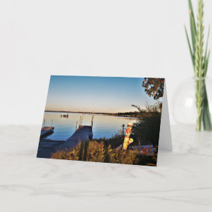 "Fall Upon Green Lake" Birthday Card