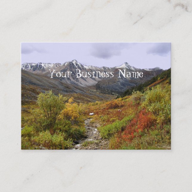 Fall Valley Business Card (Front)