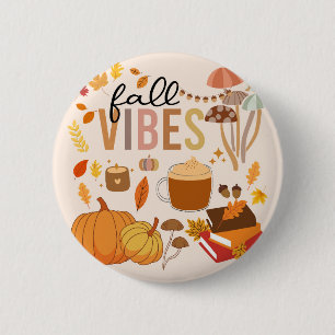 Fall Vibes 2 Inch Round Button