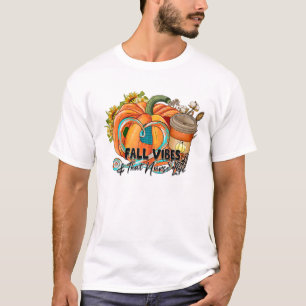 Fall Vibes And That Nurse Life Pumpkin Spice Thank T-Shirt