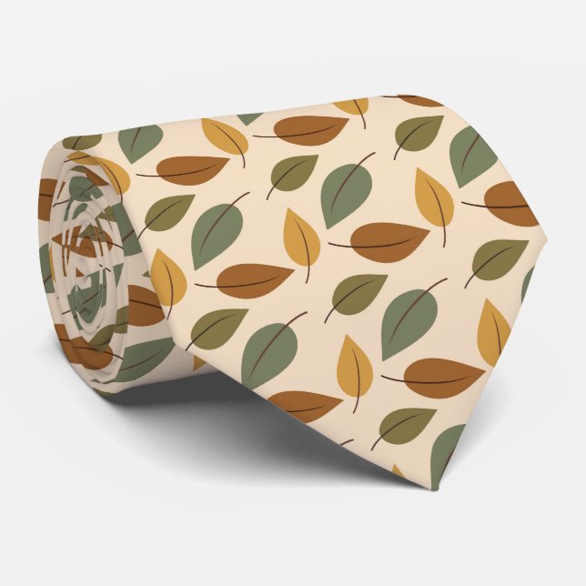 Fall Vibes Autumn Season Neck Tie (Rolled)