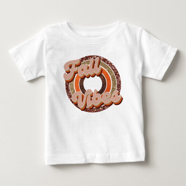 Fall Vibes Baby T-Shirt (Front)