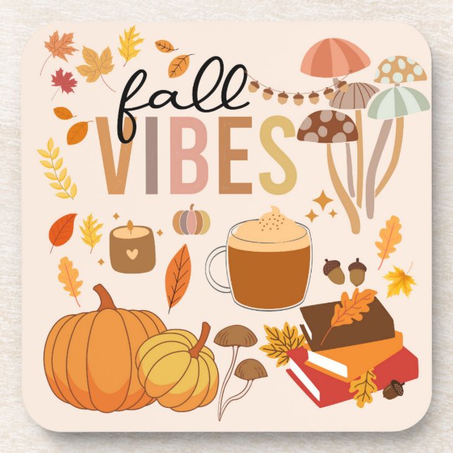 Fall Vibes Coaster (Front)