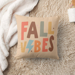 Fall Vibes Colour Throw Pillow