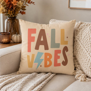 Fall Vibes Colour Throw Pillow