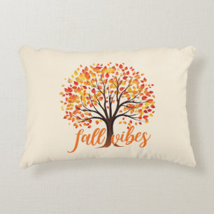 Fall Vibes – Cozy Fall Tree Accent Pillow