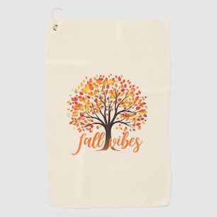 Fall Vibes – Cozy Fall Tree Golf Towel