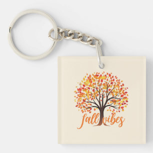 Fall Vibes – Cozy Fall Tree Keychain