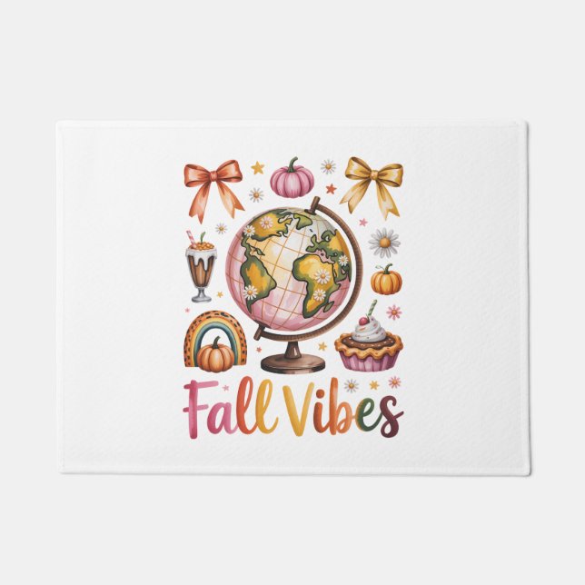 Fall Vibes Doormat (Front)