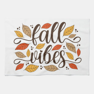 Fall Vibes Kitchen Towel