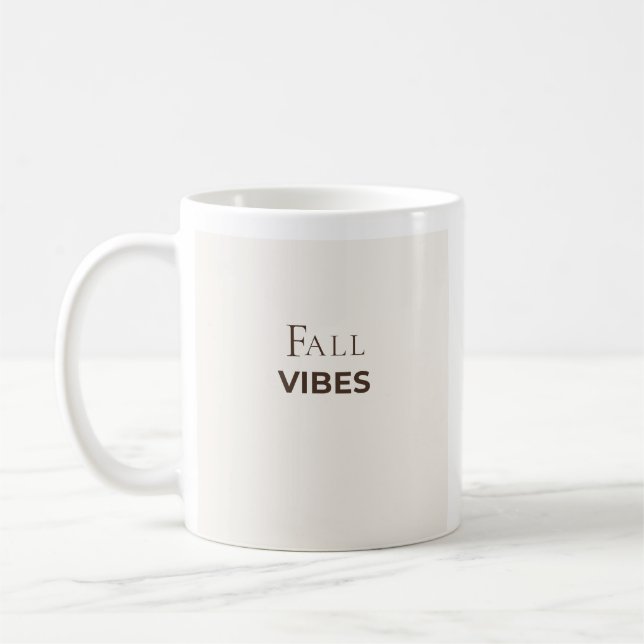 Fall Vibes Mug | Cozy Autumn Coffee Mug  (Left)