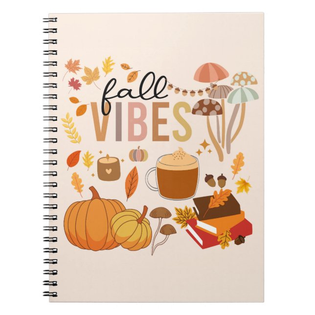 Fall Vibes Notebook (Front)