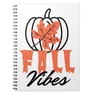 Fall Vibes Notebook