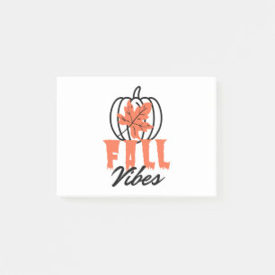 Fall Vibes Post-it Notes