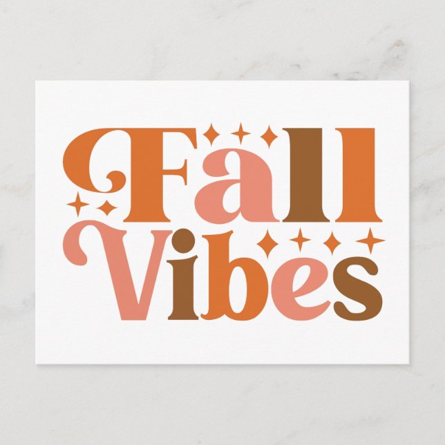 Fall Vibes Postcard (Front)