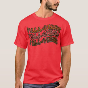 Fall vibes pumpkin spice floral cute autumn pumpki T-Shirt