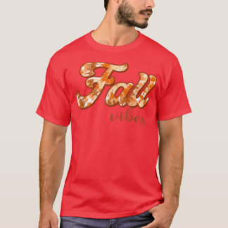 Fall vibes retro tie dye fall autumn thanksgiving T-Shirt