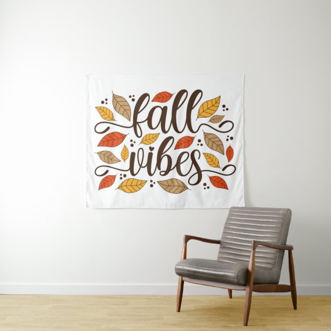 Fall Vibes Tapestry (In Situ (Horizontal))