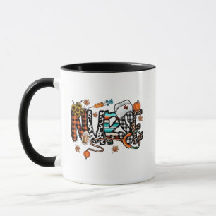 Fall Vibes That Nurse Life Nurse Fall Season Autum Mug