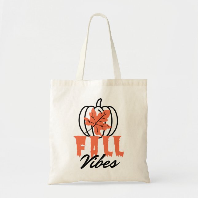 Fall Vibes Tote Bag (Front)