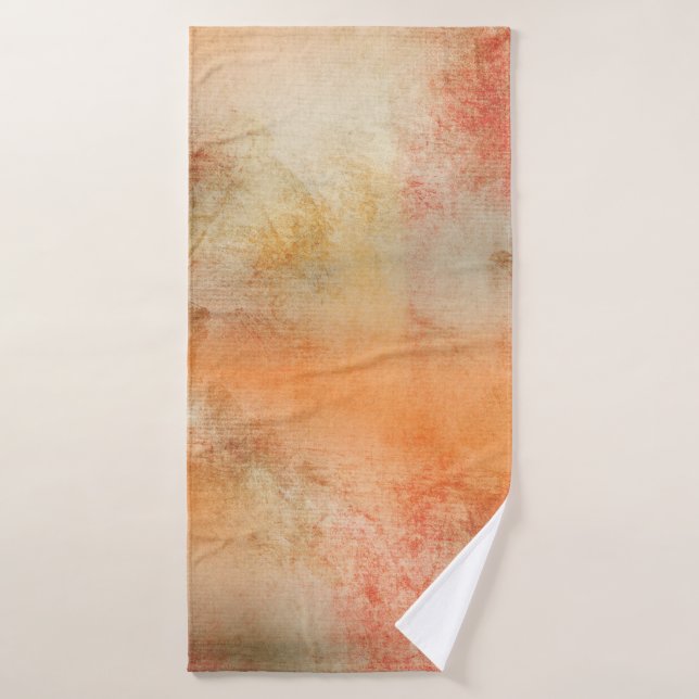 Fall vibrant background paper bath towel (Bath Towel)