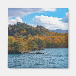 Fall View Around Lake Towada Japan Magnet