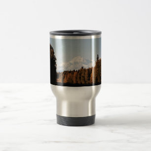 Fall View of Denali, Mt. McKinley Travel Mug