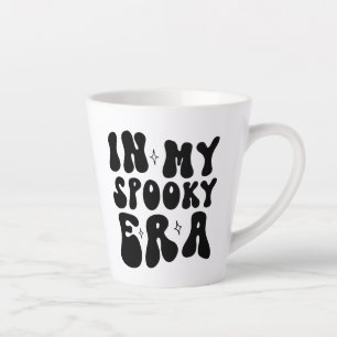 Fall Vintage In My Spooky Era Retro Halloween Latte Mug