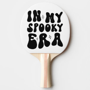 Fall Vintage In My Spooky Era Retro Halloween Ping Pong Paddle
