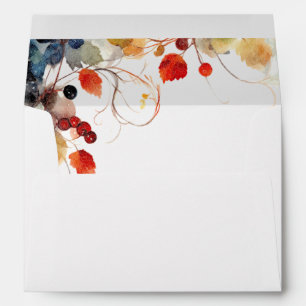 Fall Watercolor Envelope