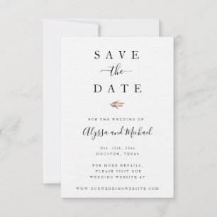 Fall Watercolor Wedding Save The Date Invitations