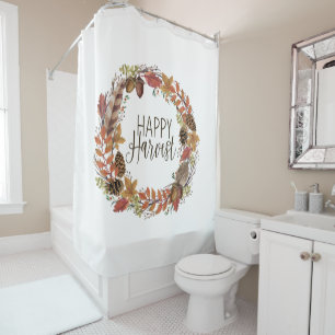 fall watercolor wreath
