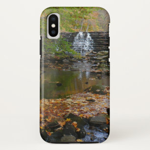 Fall Waterfall and Creek Pennsylvania Nature iPhone XS Case