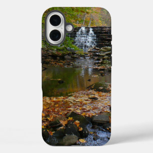 Fall Waterfall and Creek Pennsylvania Nature iPhone 16 Plus Case
