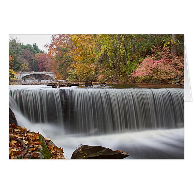 Fall Waterfall at Vanderbuilt (Front Horizontal)