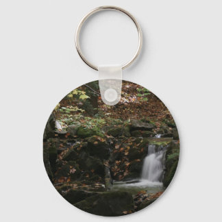 Fall Waterfall Key Keychain