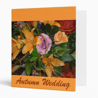 Fall Wedding Flowers Binder