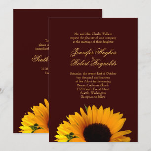 Fall Wedding Invitation