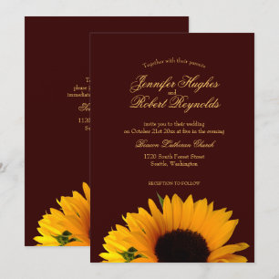 Fall Wedding Invitation