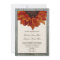 Fall Wedding Invitation - Sunflower & Barnwood