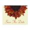 Fall Wedding Save The Date Sunflower Postcard