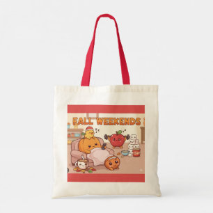 Fall Weekend Tote Bag – Cozy Seasonal Shopper