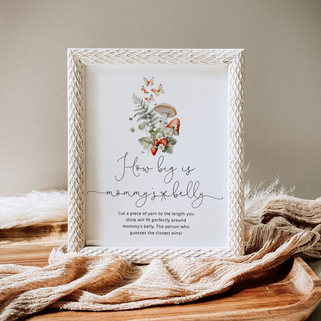 Fall wild mushroom how big is mommy's belly game poster (Creator Uploaded)