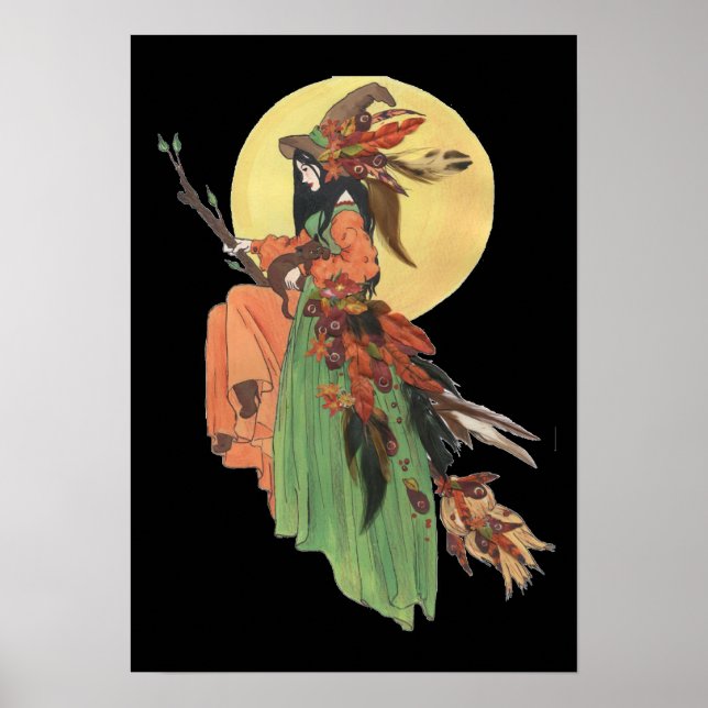 Fall Witch Poster (Front)