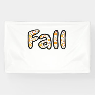 Fall with Pumpkin Background Autumn Season Printab Banner