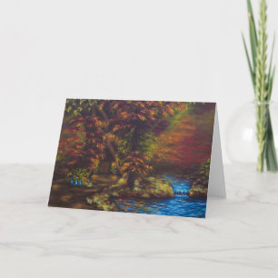 Fall Woods Greeting Card