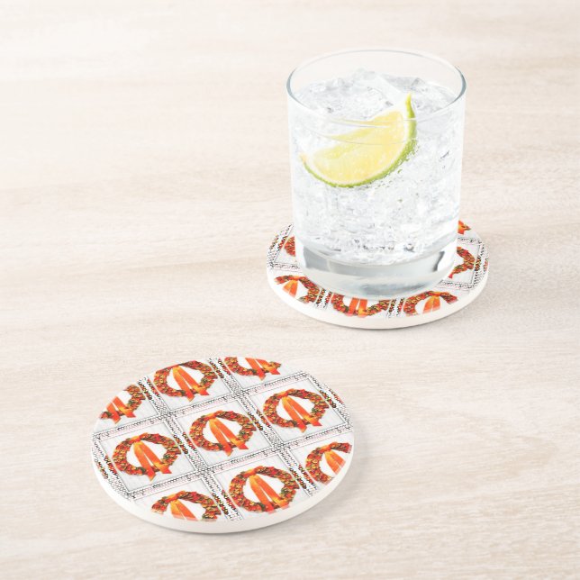 Fall Wreath Coaster (Side)