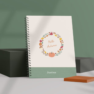 Fall Wreath Notebook