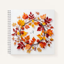 Fall Wreath Notebook